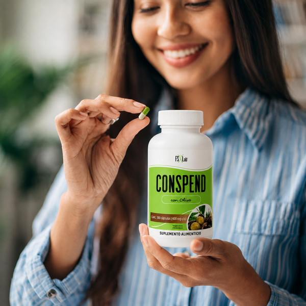 Conspend- incluye Magnesio, extracto de olivo y glutamina