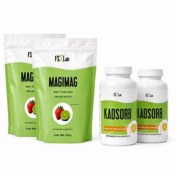 2 Kit Dúo Dinámico Potasio y Magnesio sabor Fresa-Limón