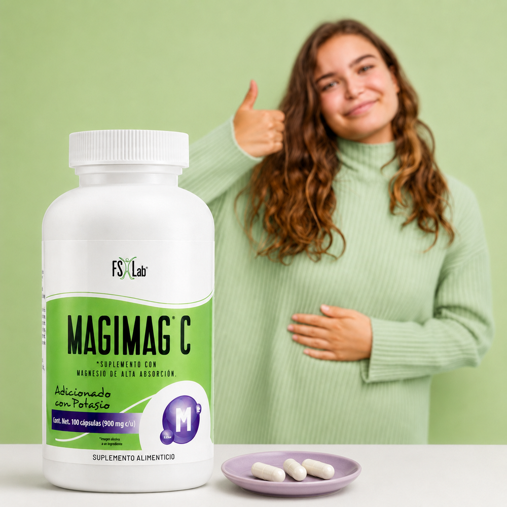 MAGIMAG C (100 cápsulas de citrato de magnesio y potasio)