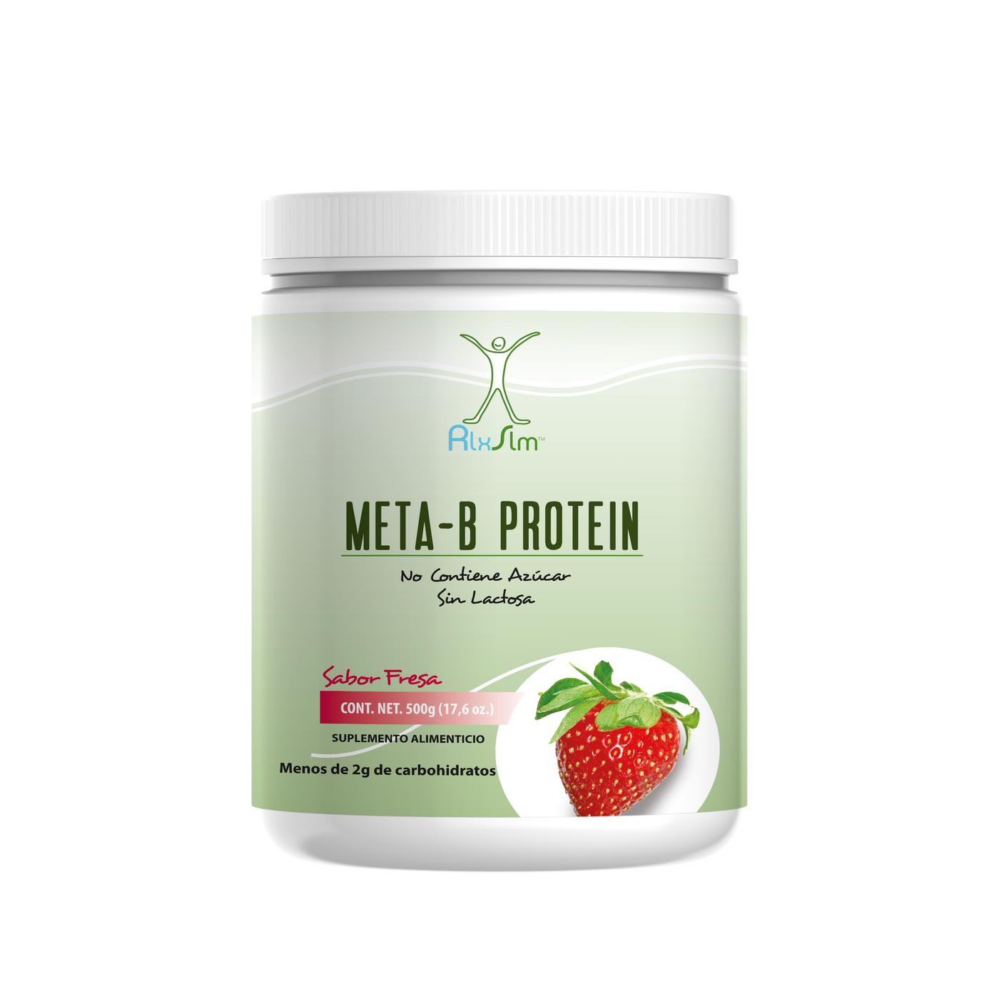 Proteína de Suero de Leche- Meta-B Protein Sin Azúcar Fresa ...